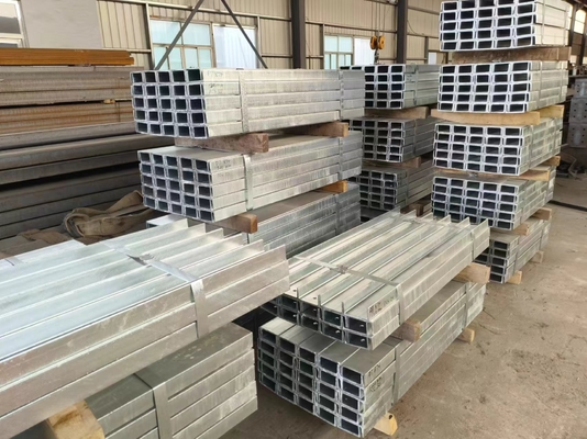 OEM গরম ঘূর্ণিত গ্যালভানাইজড সি সেকশন স্টিল 150x75x18 পিএফসি