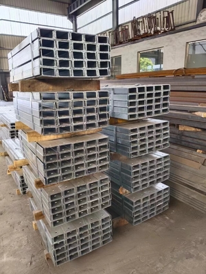 ক্ষয় প্রতিরোধী সি সেকশন ইস্পাত Purlins গ্যালভানাইজড চ্যানেল সেকশন গরম ঘূর্ণিত