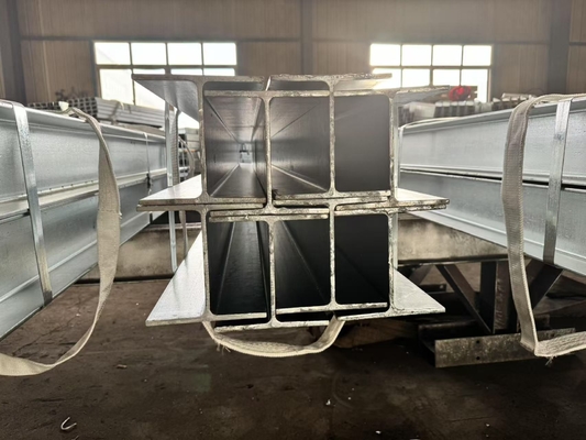H Beam Steel Structural Hot Rolled Steel Beams কাস্টমাইজযোগ্য নির্মাণের জন্য বিল্ডিং সমর্থন লোড ভারবহন শিল্প
